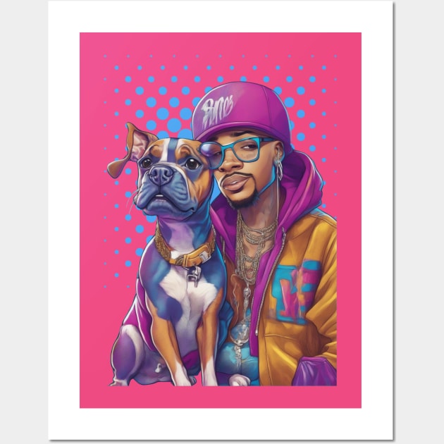 Rappers with Puppies Wall Art by Cheeky BB